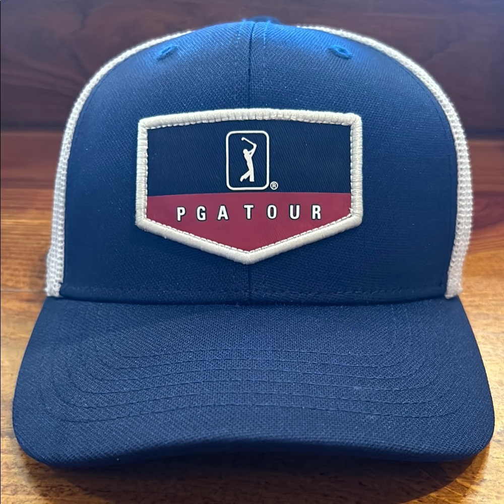 PGA Tour Blue Mesh Cap